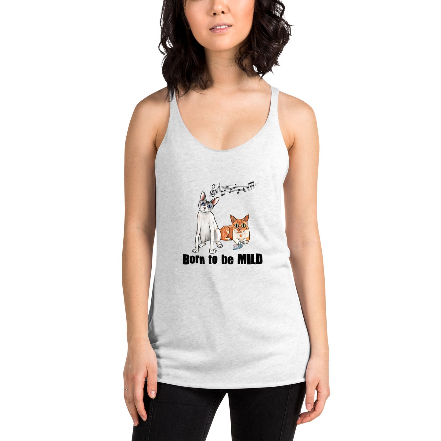 Women's Racerback Tank - Born To Be Mild