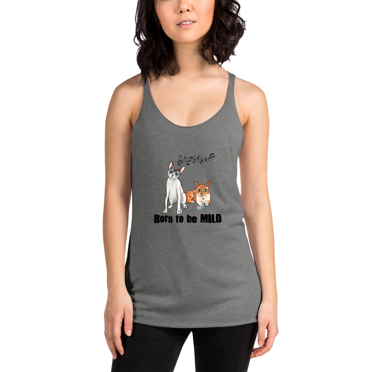 Women's Racerback Tank - Born To Be Mild