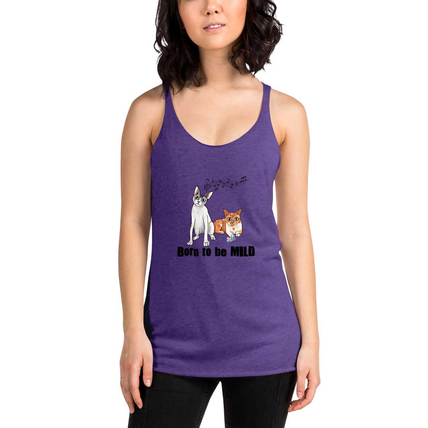 Women's Racerback Tank - Born To Be Mild