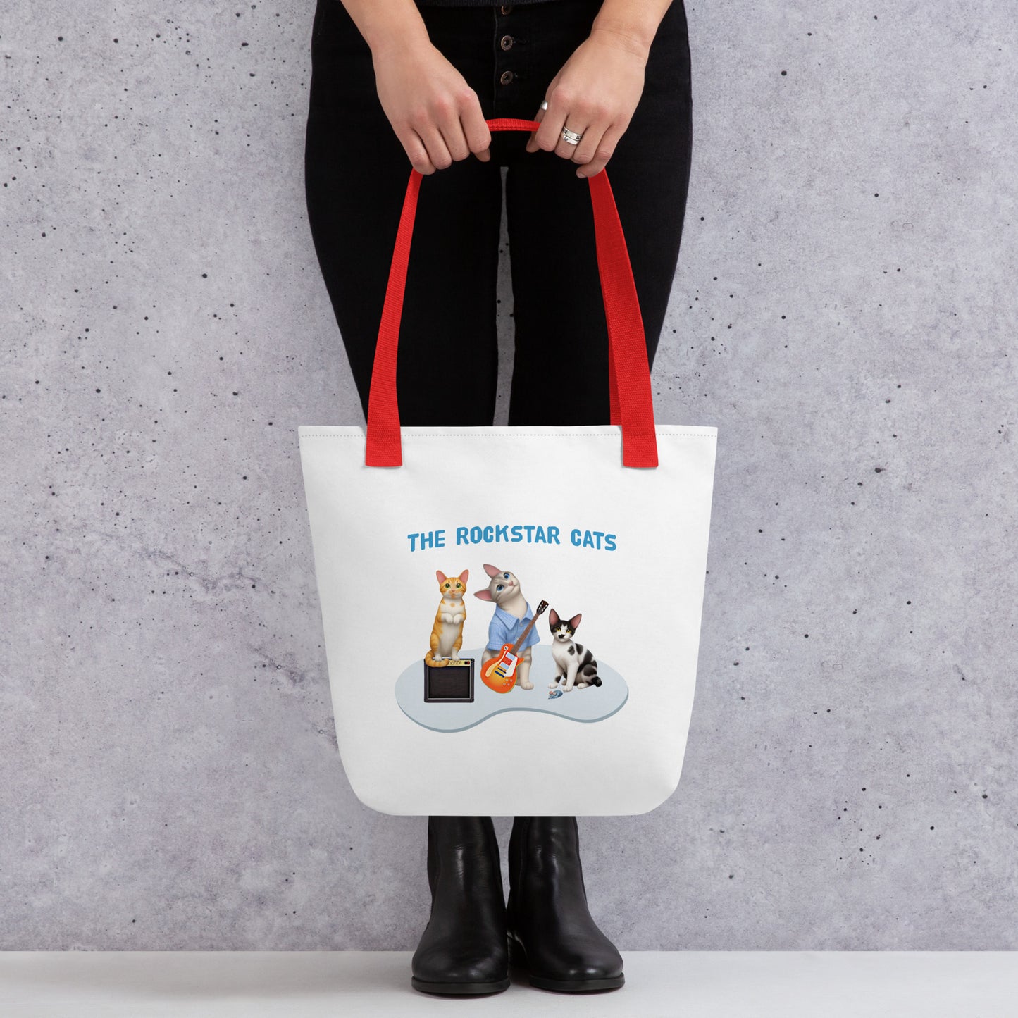 Tote bag - Rockstar Cat Trio