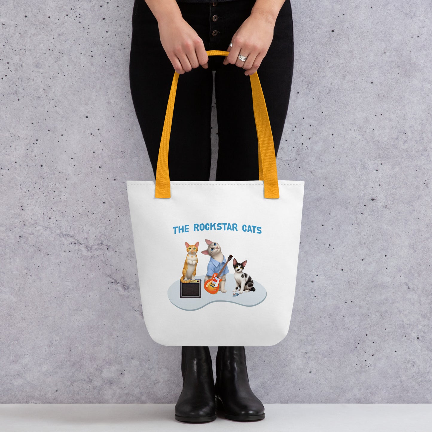 Tote bag - Rockstar Cat Trio