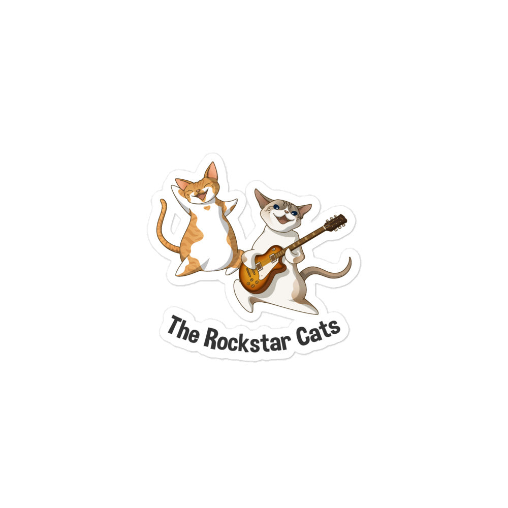 Bubble-free stickers - The Rockstar Cats