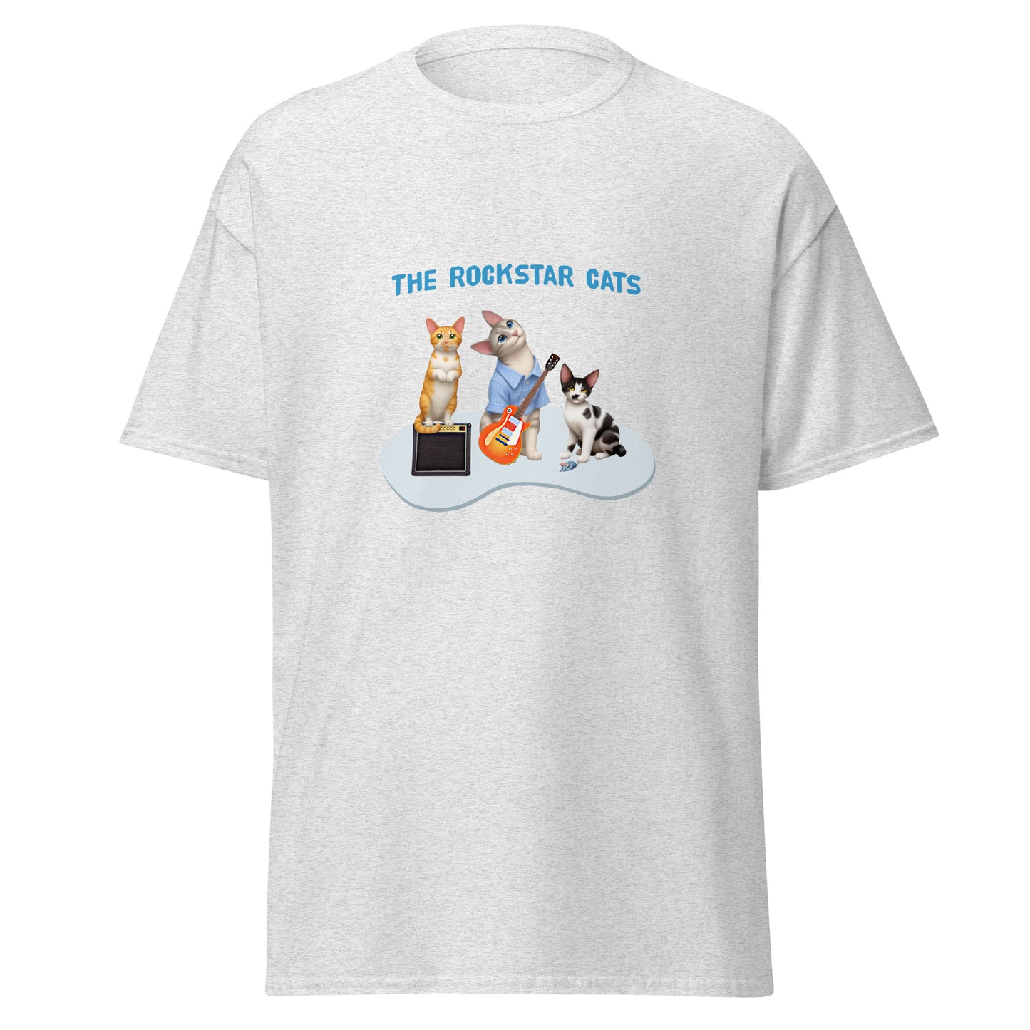 Unisex classic tee - Rockstar Cat Trio