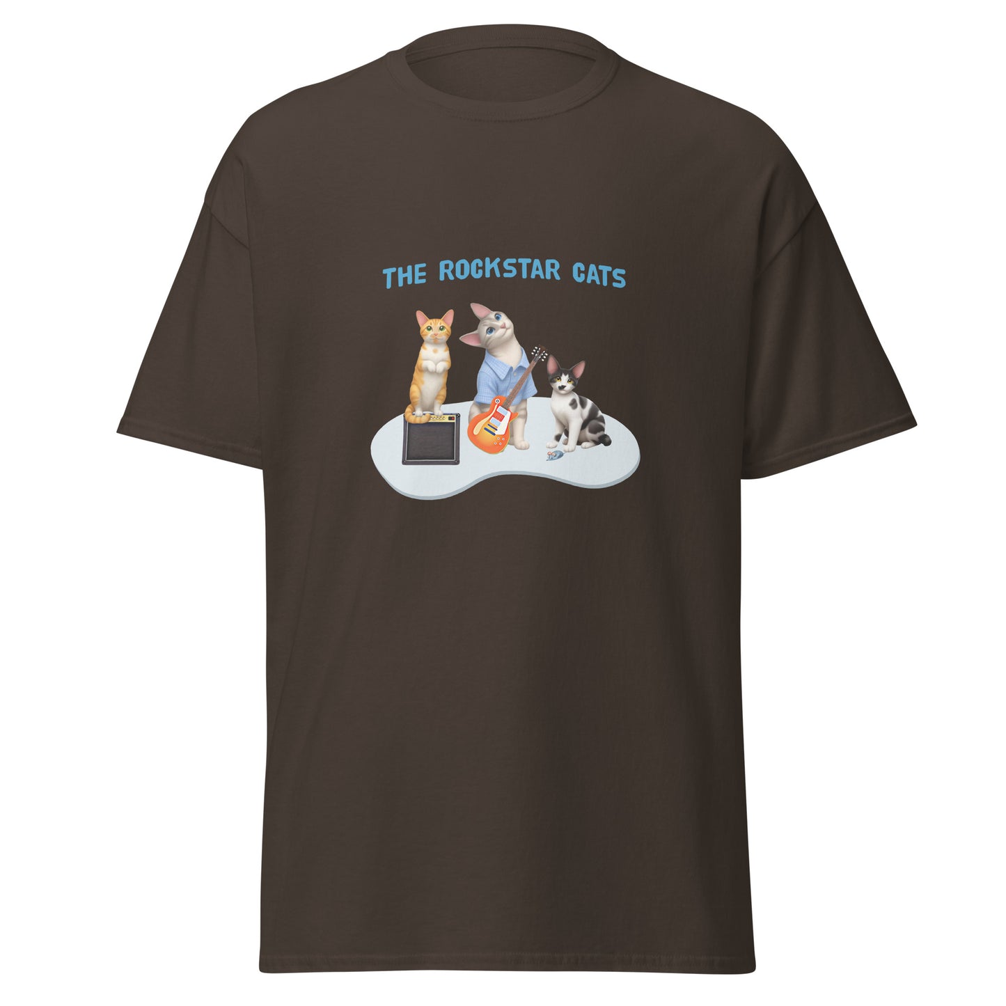 Unisex classic tee - Rockstar Cat Trio