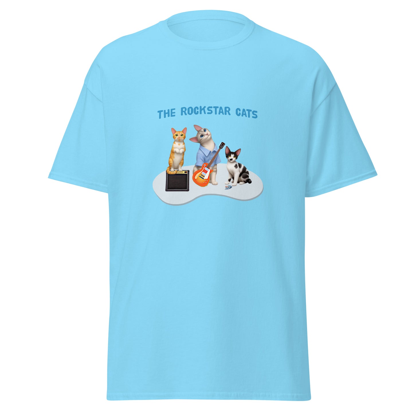 Unisex classic tee - Rockstar Cat Trio