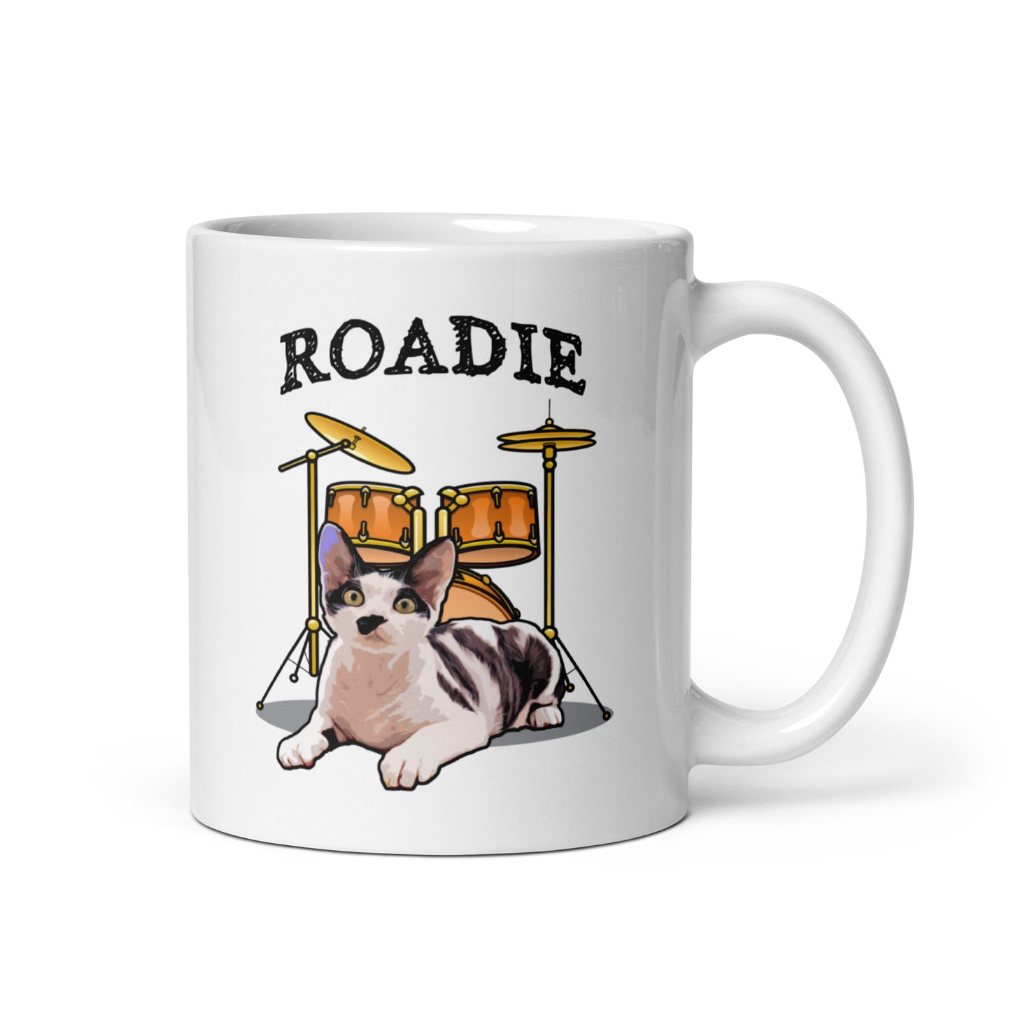 White glossy mug - Roadie