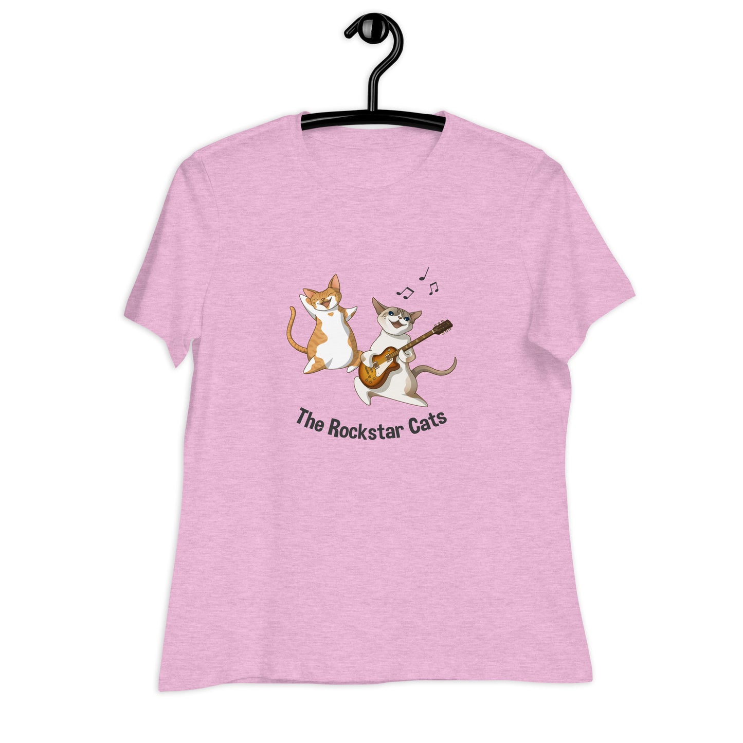 Women's Relaxed T-Shirt - The Rockstar Cats